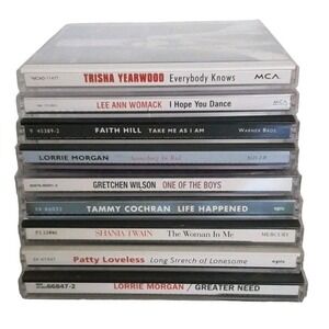 Ladies of Country Music 9 CD Lot Yearwood Shania Womack Wilson Morgan Hill